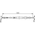 Handbrake cable BOSCH - 1 987 477 165