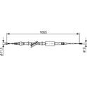 Handbrake cable BOSCH - 1 987 477 249