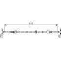 Handbremsseil BOSCH - 1 987 482 024