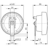 Hupe BOSCH - 0 320 226 004