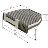 Interieurfilter BOSCH - 1 987 435 001