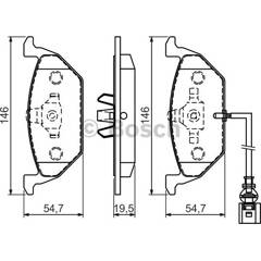 Bosch 0 986 494 524 Garniture De Frein