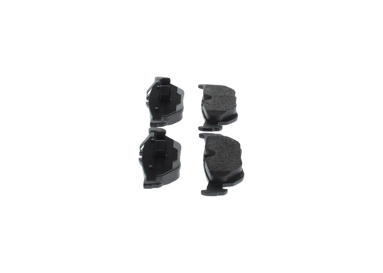 Rear brake pad set