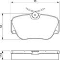 Kit pastiglie freno anteriore BOSCH - 0 986 490 550