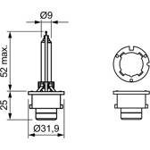 Ampoule D4S Xenon BOSCH - 1 987 302 906