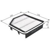 Luftfilter BOSCH - F 026 400 192