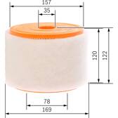 Bosch S0289 - Auto-Luftfilter BOSCH - F 026 400 289