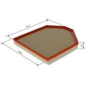 Luftfilter BOSCH - F 026 400 447