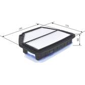 Luftfilter BOSCH - F 026 400 585