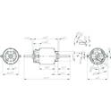 Moteur électrique (pulseur d'air habitacle) BOSCH - 0 130 101 616