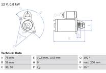 Motor de arranque (Remanufacturado)