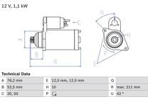 Motor de arranque (Remanufacturado)