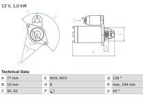 Motor de arranque (Remanufacturado)