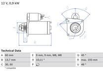Motor de arranque (Remanufacturado)