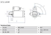 Motor de arranque (Remanufacturado)