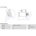 Motor de arranque (Remanufaturado) BOSCH - 0 986 024 700