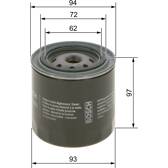 Oliefilter BOSCH - 0 986 452 003