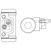Radbremszylindersatz BOSCH - F 026 002 357