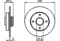 Brake disc set (2)