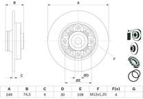 Brake disc (per unit)