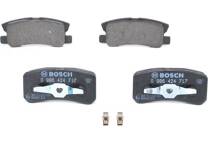Rear brake pad set