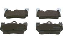Rear brake pad set