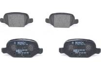 Rear brake pad set