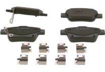 Rear brake pad set