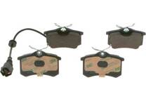 Rear brake pad set