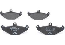 Rear brake pad set
