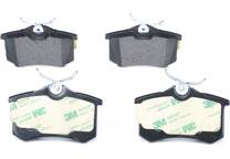 Rear brake pad set
