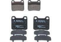 Rear brake pad set