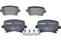 Rear brake pad set