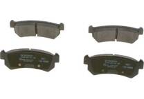 Rear brake pad set