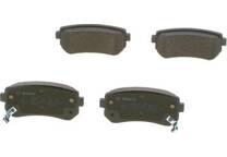 Rear brake pad set