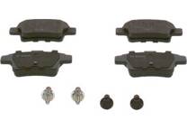 Rear brake pad set