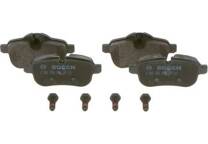 Rear brake pad set