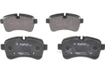 Rear brake pad set