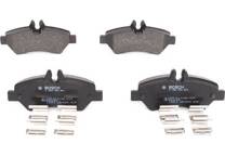 Rear brake pad set