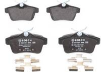 Rear brake pad set