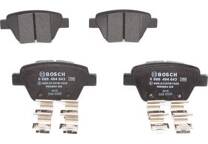 Rear brake pad set