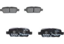 Rear brake pad set