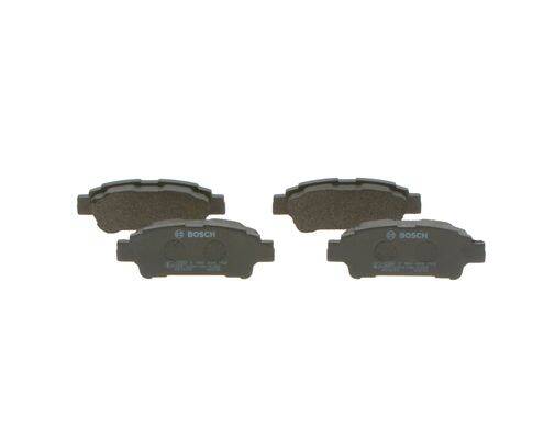 Rear brake pad set