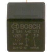 Relé- corrente de trabalho BOSCH - 0 986 AH0 251