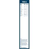 Wischblatt BOSCH Twin (einzeln verkauft) BOSCH - 3 397 004 489