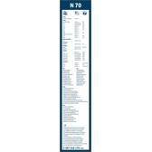 Wischblatt BOSCH Twin (einzeln verkauft) BOSCH - 3 397 018 170