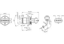 Sensor, pressão do combustível