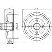 Servo-Frein (Dispositif d'assistance de frein) BOSCH - 0 204 125 902