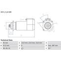 Starter (Remanufactured) BOSCH - 0 986 011 570