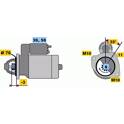 Starter (Remanufactured) BOSCH - 0 986 017 470